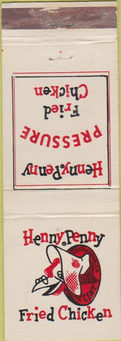 Matchbook Cover - Henny Penny Fried Chicken CREASE