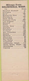 Matchbook Cover - Hotel Hall Goldendale WA