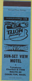 Matchbook Cover - Sunset View Motel Charlton MA