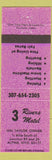 Matchbook Cover - 3 Rivers Motel Alpine WY PURPLE
