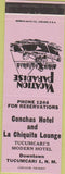 Matchbook Cover - Conchas Hotel Tucumcari NM lavender