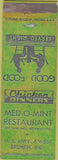 Matchbook Cover - Med O Mint Restaurant Bremen IN