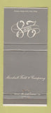 Matchbook Cover - 28 Shop Marshall Field Chicago? 30 Strike