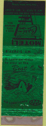 Matchbook Cover - Motel Capri Dartmouth MA girlie STRIKER WEAR