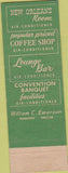 Matchbook Cover - Mark Twain Hotel Elmira NY