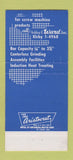 Matchbook Cover - Ashley Ward Screw Machine Products Cincinnati OH 30 Strike