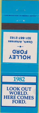 Matchbook Cover - 1982 Holley Ford Ozark AR