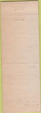Matchbook Cover - Harry Drum Funeral Home West Elizabeth PA