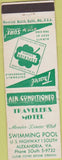 Matchbook Cover - Travelers Motel Alexandria VA