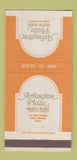 Matchbook Cover - Arlington Plaza Motor Hotel Reno NV 30 Strike