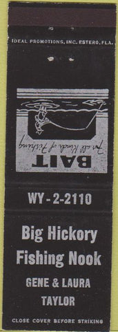 Matchbook Cover - Big Hickory Fishing Nook FL? NO TOWN