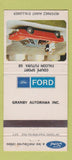 Matchbook Cover - 1968 Ford Falcon Coupe Granby QC Autorama  30 Strike