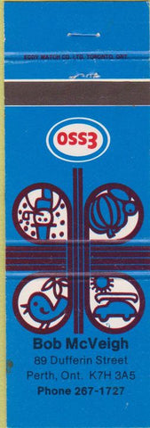 Matchbook Cover - Esso Oil Gas Perth ON Ontario Canada