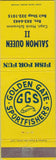 Matchbook Cover - Salom Queen Golden Gate CA Sport Fishers