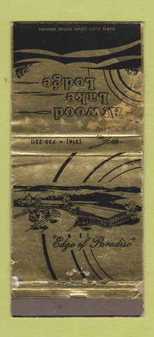Matchbook Cover - Atwood Lake Lodge OH WORN 30 Strike