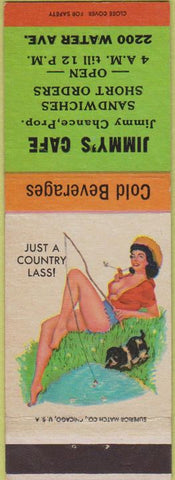 Matchbook Cover - Jimmy's Cafe Selma AL pinup