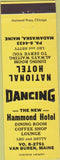 Matchbook Cover - Hammond Hotel Van Buren ME Madawaska