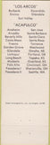 Matchbook Cover - Acapulco Los Arcos CA Chain