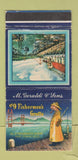 Matchbook Cover - #9 Fishermen's Grotto San Francisco CA WORN 30 Strike