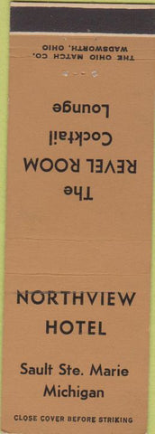 Matchbook Cover - Northview Hotel Sault Ste Marie MI
