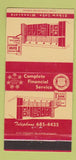 Matchbook Cover - 1st National Bank Elbow Lake MN 30 Strike