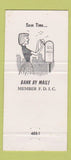 Matchbook Cover - 1st National Bank Hibbing MN 30 Strike