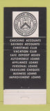 Matchbook Cover - 1st National Bank Allentown PA WORN 30 Stick