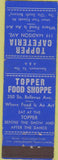 Matchbook Cover - Topper Cafeteria NYC Merchants Industries