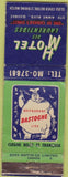 Matchbook Cover - Hotel Des Laurentides Quebec Canada CREASES