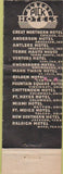 Matchbook Cover - Mark Twain Hotel St Louis MO wear