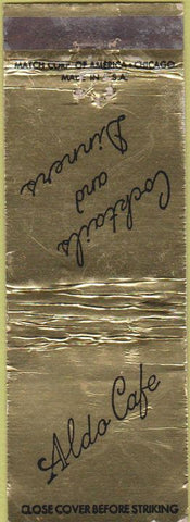 Matchbook Cover - Aldo Cafe Washington DC wear