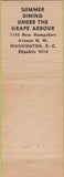 Matchbook Cover - Aldo Cafe Washington DC wear