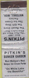 Matchbook Cover - Pitkin's Drug Whitehall MI CREASE