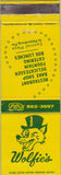 Matchbook Cover - Wolfie's Restaurant ST Petersburg FL