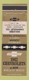 Matchbook Cover - 1962 Chevrolet Hulsizer Montgomery PA WORN
