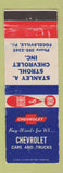 Matchbook Cover - 1965 Chevrolet Stanley Strohl Fogelsville PA WEAR
