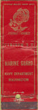 Matchbook Cover - Marine Guard Navy Department Washington DC? CREASES