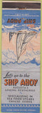 Matchbook Cover - Ship Ahoy Augusta GA