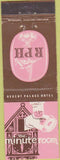 Matchbook Cover - The Minute Room Regent Palace Hotel WEAR