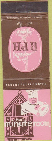 Matchbook Cover - The Minute Room Regent Palace Hotel WEAR