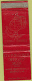 Matchbook Cover - Officers' Mess Quantico VA POOr