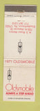 Matchbook Cover - 1971 Oldsmobile HS Risser Elizabethtown PA WEAR