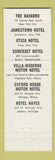 Matchbook Cover - Hotel Bancroft Saginaw MI