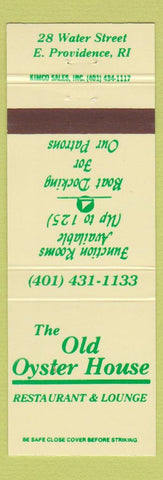 Matchbook Cover - Old Oyster House East Providence RI