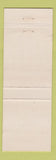 Matchbook Cover - Spencer's 1890 House Ocala FL