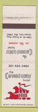 Matchbook Cover - Carousel Center Hotel Ocean City MD