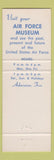 Matchbook Cover - Wright Patterson Officers Club Air Force