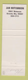 Matchbook Cover - Vanguard Freedom United States Army Recruiting Everett WA