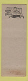 Matchbook Cover - Maine National Guard Portland ME Company C 118 QM Regiment
