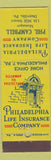 Matchbook Cover - Philadelphia Life Insurance Phil Campbell Danville PA